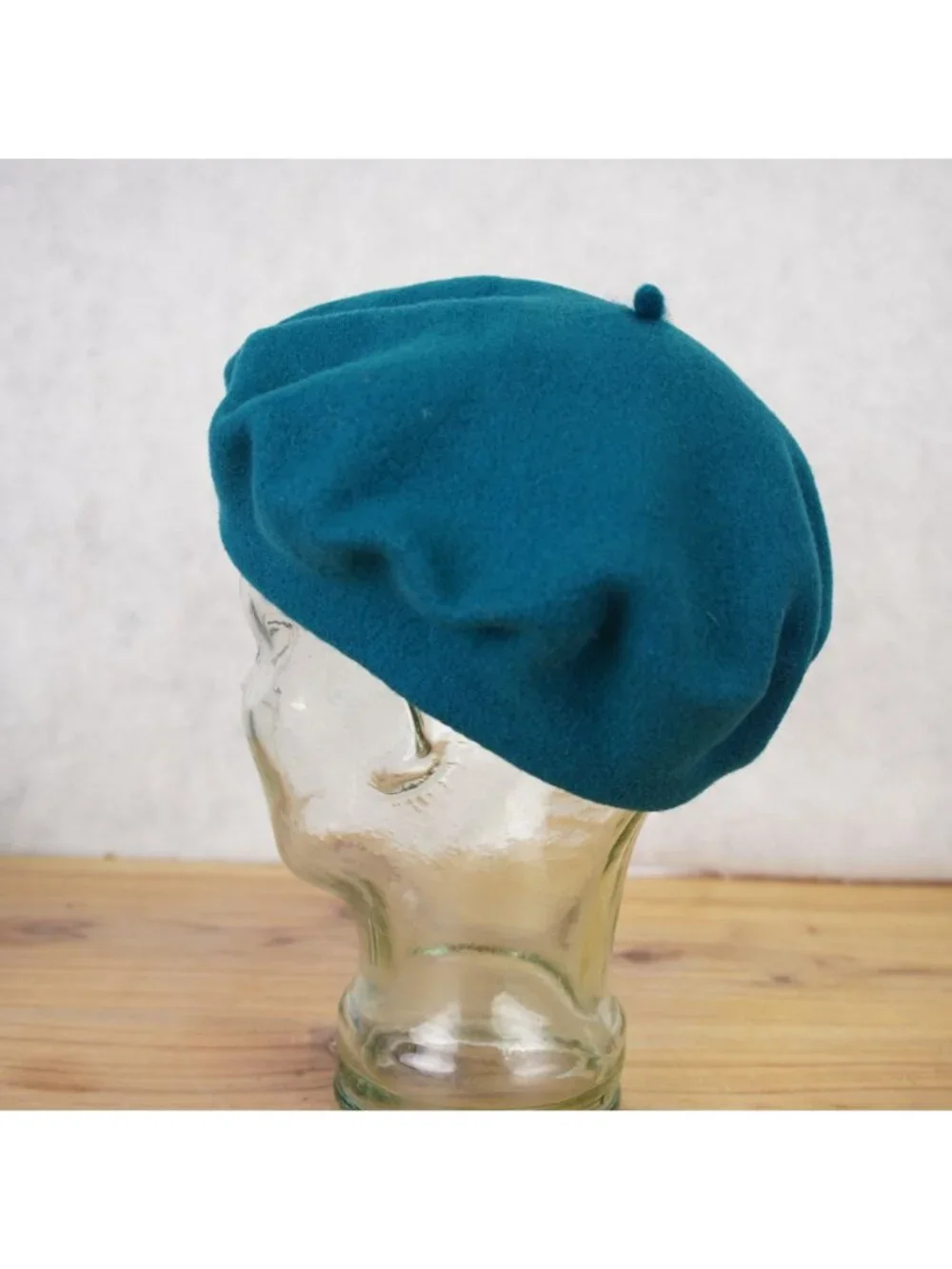 Elosegui 1858 Dames 100% Merino Wool Beret Txapela waterproof Blue Womens OS